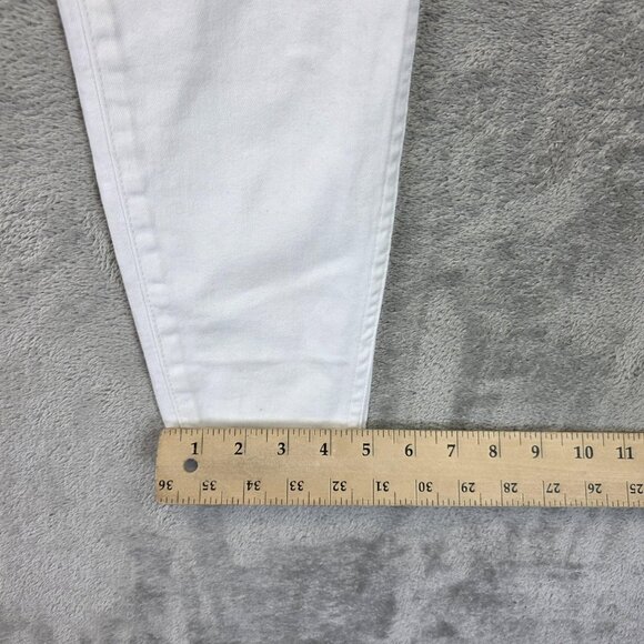 Kut From The Kloth Jeans Womens 4 White Donna Ankle Skinny Stretch Denim 126540 - Picture 11 of 16